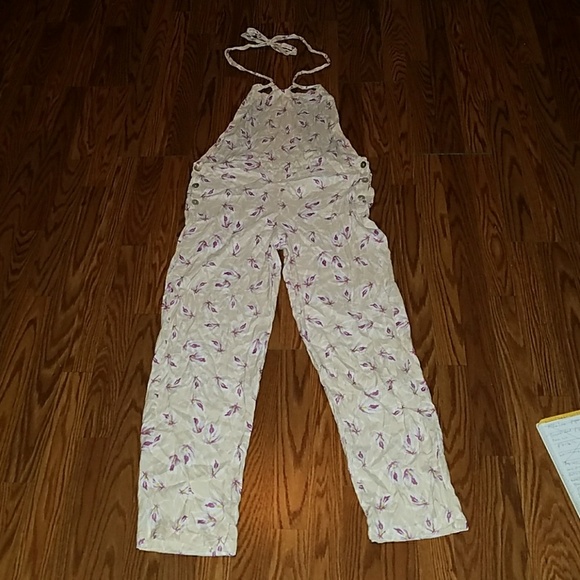 acacia swimwear Pants - Acacia Swimwear Canggu Orchid Silk Long Overall